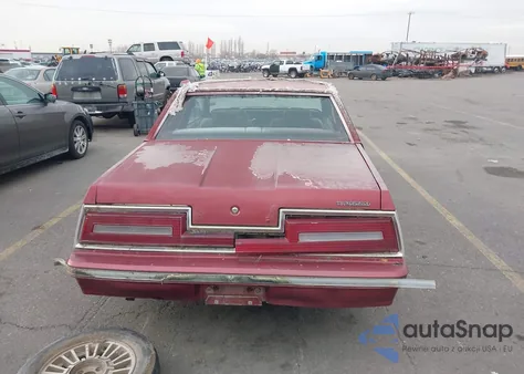 1980 Ford Thunderbird из США, поврежденный, VIN 0G87F129695